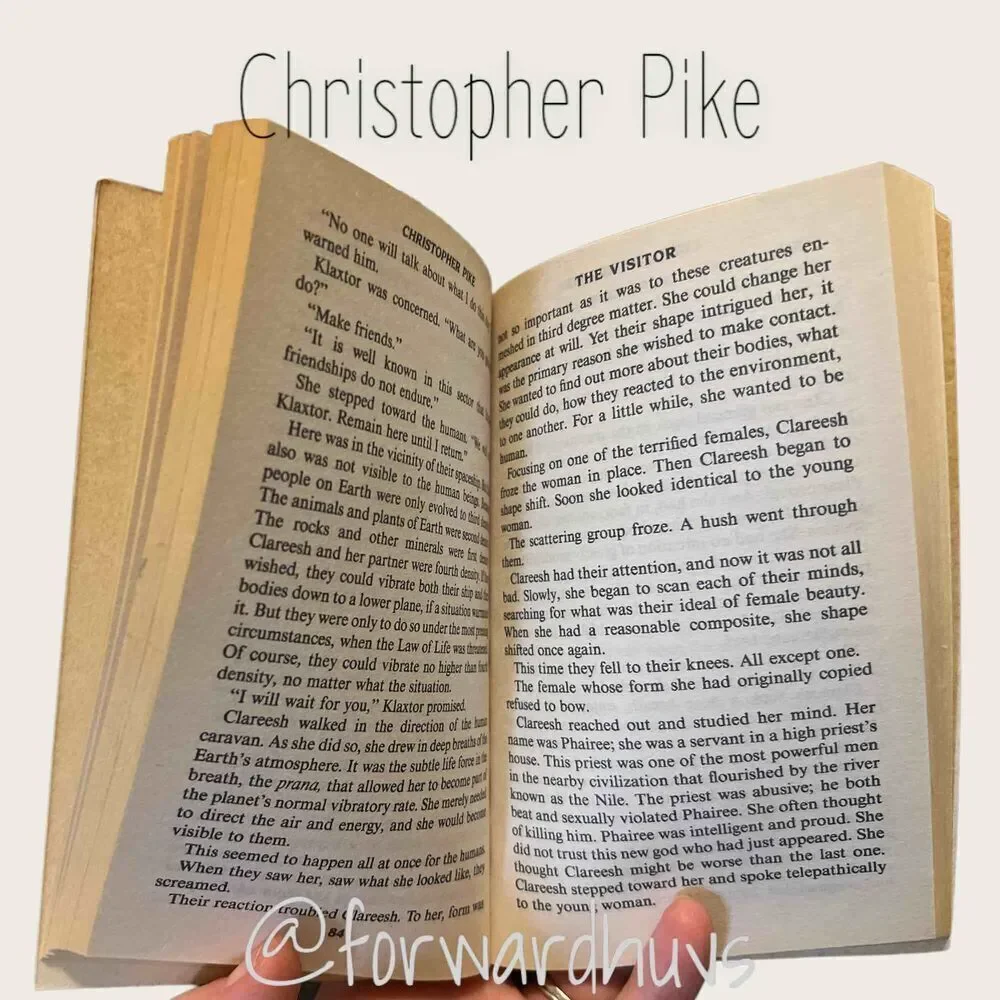 The Visitor by Christopher Pike 1995 Thriller Horror Mystery